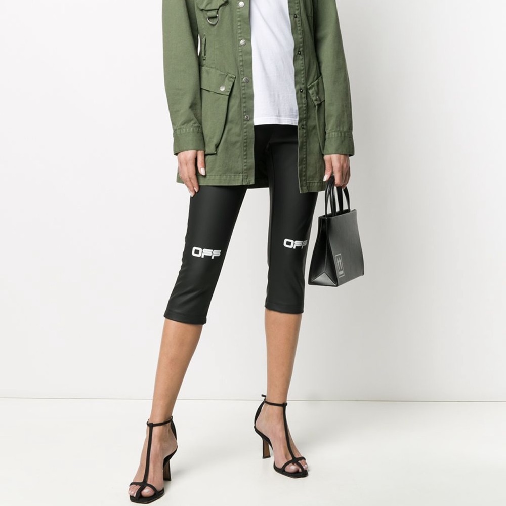 Off-White leather pants
